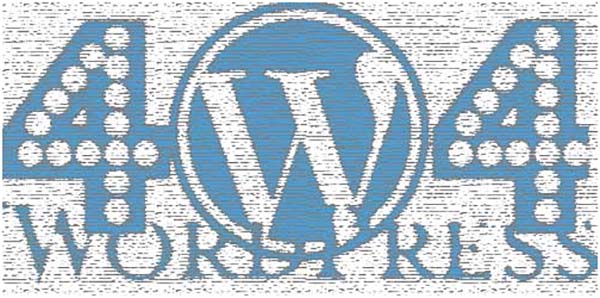WordPress и страница 404