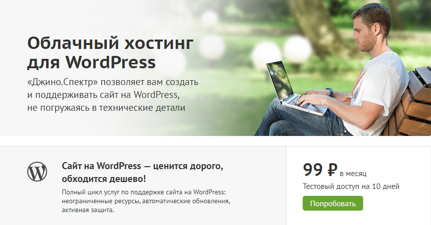 Вот популярный в рунете хостинг jino.ru